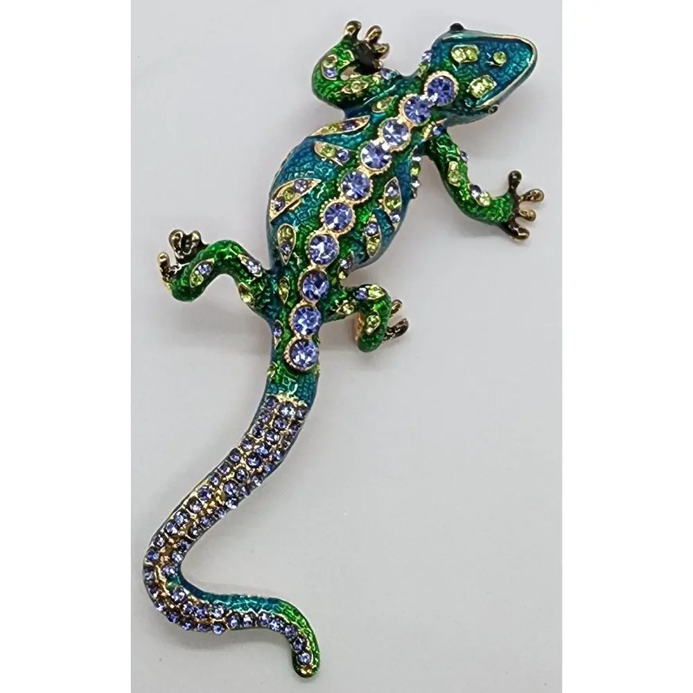 N/A gecko brooch